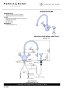 Perrin & Rowe Phoenician Monobloc Sink Mixer with Rinse (Crosstop) - Satin Brass