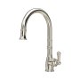 Perrin & Rowe Provence Monobloc Sink Mixer with Pull-Down Rinse - Nickel