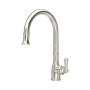 Perrin & Rowe Provence Monobloc Sink Mixer with Pull-Down Rinse - Pewter