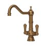 Perrin & Rowe Provence Monobloc Sink Mixer (Dual Lever) - English Bronze