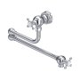 Perrin & Rowe Pot Filler with Crosstop Handles - Chrome