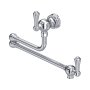 Perrin & Rowe Pot Filler with Lever Handles - Chrome