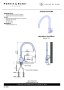 Perrin & Rowe Juliet Monobloc Sink Mixer - Pewter