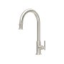 Perrin & Rowe Southbank Monobloc Sink Mixer with Pull-Down Rinse - Pewter