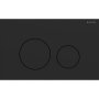 Geberit Sigma40 Round Dual Flush Plate - Matt Black