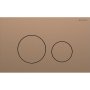 Geberit Sigma40 Round Dual Flush Plate - Brushed Red Gold