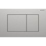 Geberit Sigma40 Square Dual Flush Plate - Brushed Stainless Steel