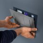 Geberit Sigma40 Square Dual Flush Plate - Brushed Stainless Steel