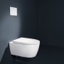 Geberit Sigma40 Square Dual Flush Plate - Matt White