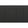 Geberit Sigma40 Square Dual Flush Plate - Brushed Black Chrome