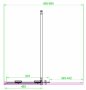 Scudo Momentum 1000mm Sliding Door Shower Enclosure - Brushed Bronze