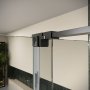 Scudo Momentum 1000mm Sliding Door Shower Enclosure - Gunmetal
