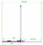 Scudo Momentum 1000mm Sliding Door Shower Enclosure - Gunmetal