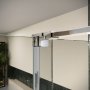 Scudo Momentum 1600mm Sliding Door Shower Enclosure - Chrome