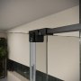 Scudo Momentum 1500mm Sliding Door Shower Enclosure - Matt Black