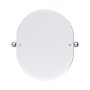 Perrin & Rowe Traditional 625 x 500mm Oval Mirror - Chrome