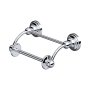 Perrin & Rowe Traditional Pivot Bar Toilet Roll Holder - Chrome