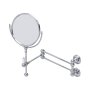 Perrin & Rowe Traditional Wall-Mounted Shaving Mirror - Chrome