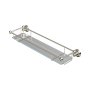 Perrin & Rowe Traditional 510mm Glass Shelf - Nickel