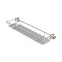 Perrin & Rowe Traditional 510mm Glass Shelf - Pewter
