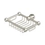 Perrin & Rowe Traditional Sliding Rail Soap Basket - Pewter