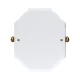 Perrin & Rowe Traditional 625 x 500mm Octagonal Mirror - English Bronze