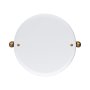 Perrin & Rowe Traditional 500mm Round Mirror - English Bronze