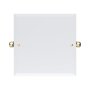 Perrin & Rowe Traditional 500mm Square Mirror - Gold