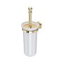 Perrin & Rowe Traditional Wall-Mounted Toilet Brush Holder - Gold