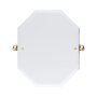 Perrin & Rowe Traditional 625 x 500mm Octagonal Mirror - Polished Brass
