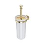 Perrin & Rowe Traditional Wall-Mounted Toilet Brush Holder - Polished Brass