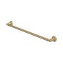 Perrin & Rowe Traditional 648mm Single Towel Rail - Satin Brass