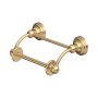Perrin & Rowe Traditional Pivot Bar Toilet Roll Holder - Satin Brass