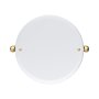 Perrin & Rowe Traditional 500mm Round Mirror - Satin Brass