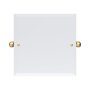 Perrin & Rowe Traditional 500mm Square Mirror - Satin Brass