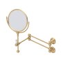 Perrin & Rowe Traditional Wall-Mounted Shaving Mirror - Satin Brass
