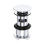 Perrin & Rowe Large Slotted Push Basin Waste - Chrome