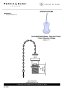 Perrin & Rowe Unslotted Bath Waste, Plug & Chain - Polished Brass