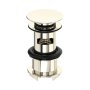 Perrin & Rowe Large Slotted Push Basin Waste - Nickel