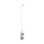Perrin & Rowe Slotted Basin Waste with Metal Plug Stay & Chain - Nickel