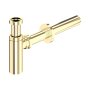Perrin & Rowe Contemporary Bottle Trap with Outlet, Pipe & Flange - Gold