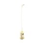 Perrin & Rowe Slotted Basin Waste with Metal Plug Stay & Chain - Gold