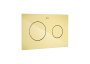Roca In-Wall PL10 Dual Flush Plate (Duplo One) - Gold