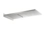 Roca Raindream 270 x 587mm Wall-Mounted Shower Head with Rain & Waterfall Functions - Stainless Steel 