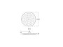 Roca Raindream 300 x 300mm Extraslim Round Rain Shower Head - Brushed Titanium Black