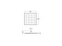 Roca Raindream 300 x 300mm Extraslim Square Rain Shower Head - Rose Gold
