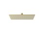 Roca Raindream 300 x 300mm Extraslim Square Rain Shower Head - Brushed Brass