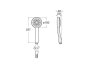 Roca Stella 3 Function Handshower - Matt Black