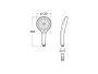 Roca Plenum 3 Function Handshower - Titanium Black