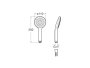 Roca Sensum 3 Function Handshower - Matt White